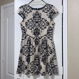 Black and white dress